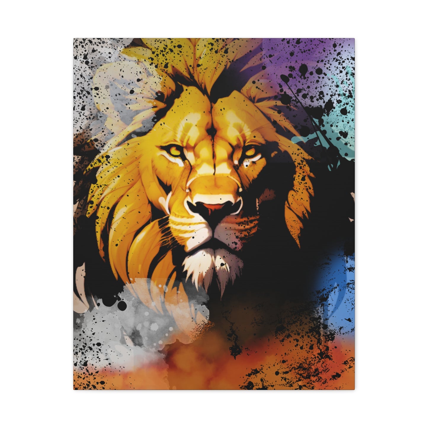 Drip Lion Swag Motif - Canvas