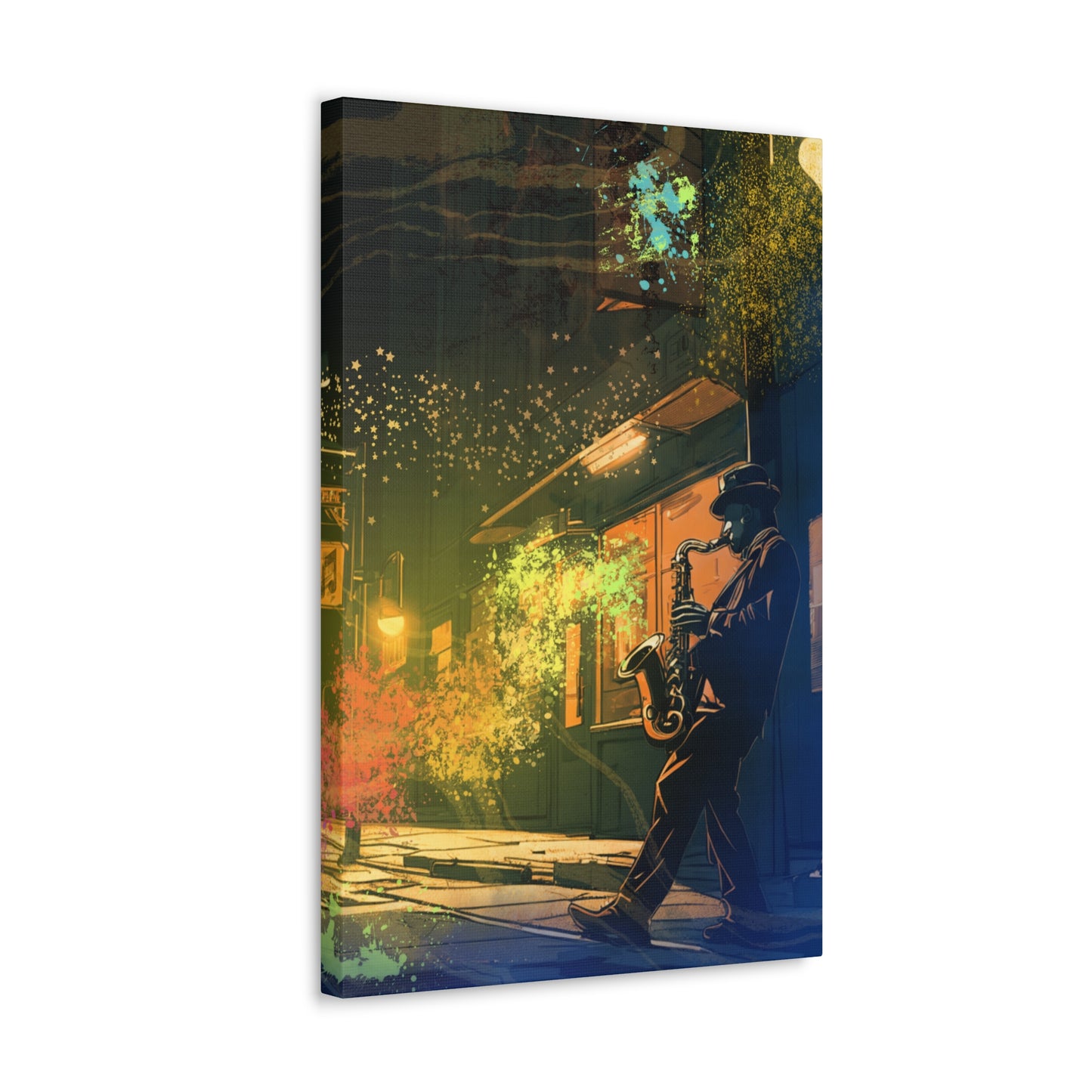 Corner Market Rifts - Canvas