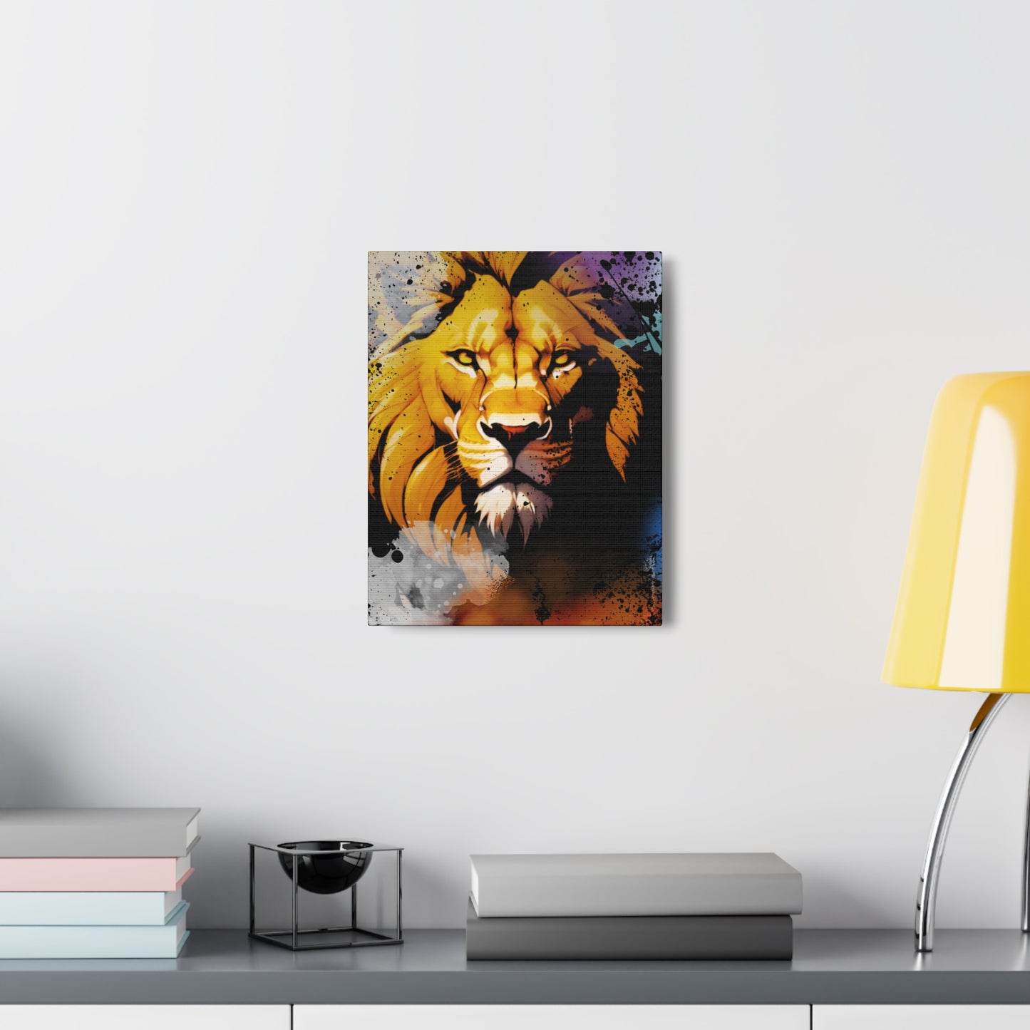 Drip Lion Swag Motif - Canvas