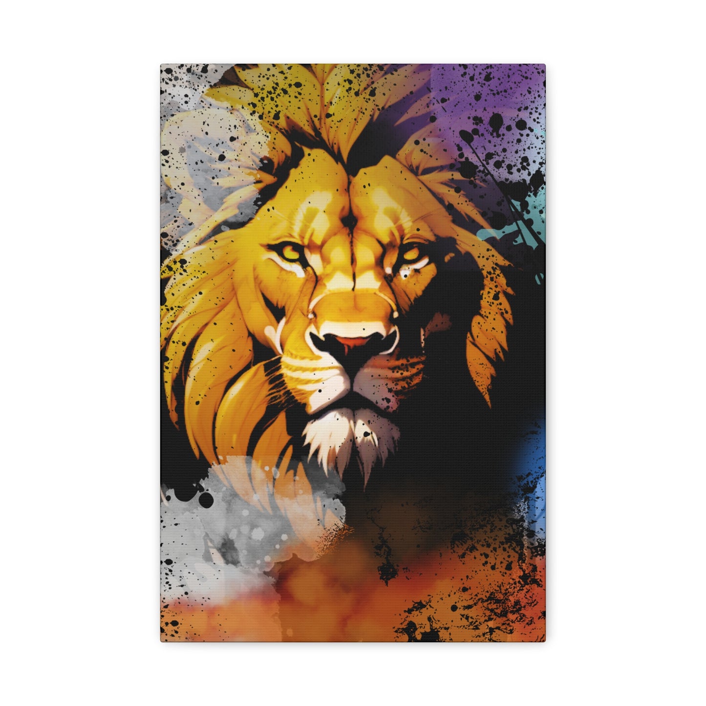 Drip Lion Swag Motif - Canvas