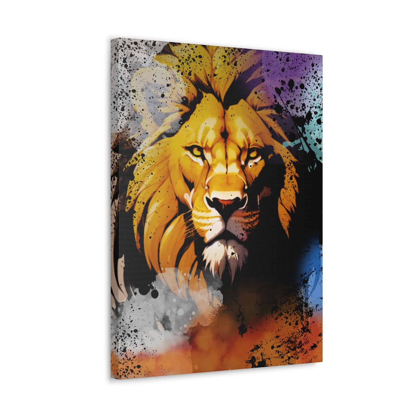 Drip Lion Swag Motif - Canvas