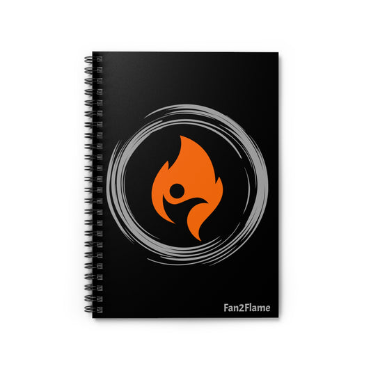 Fan2Flame Active Spiral Notebook - Ruled Line