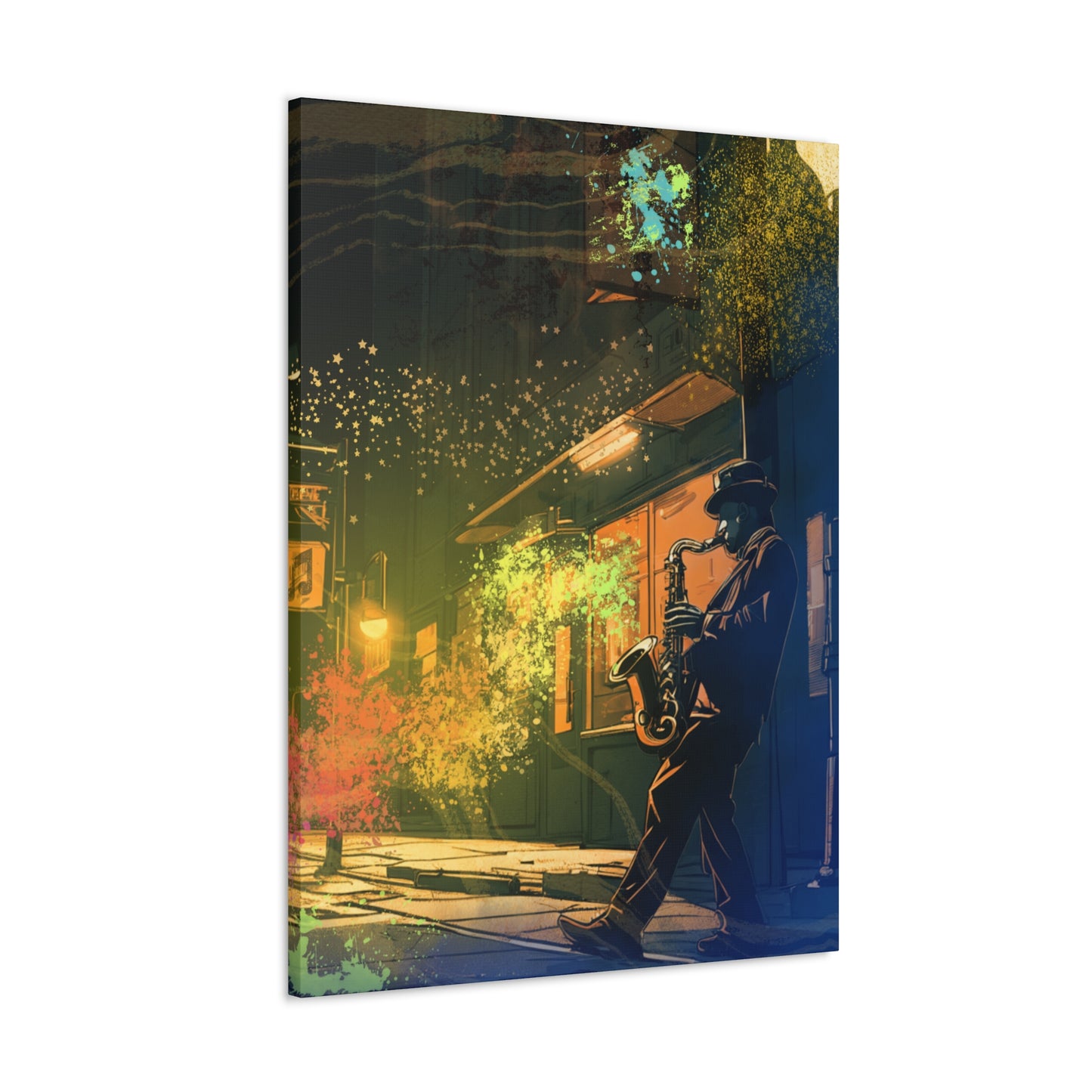 Corner Market Rifts - Canvas