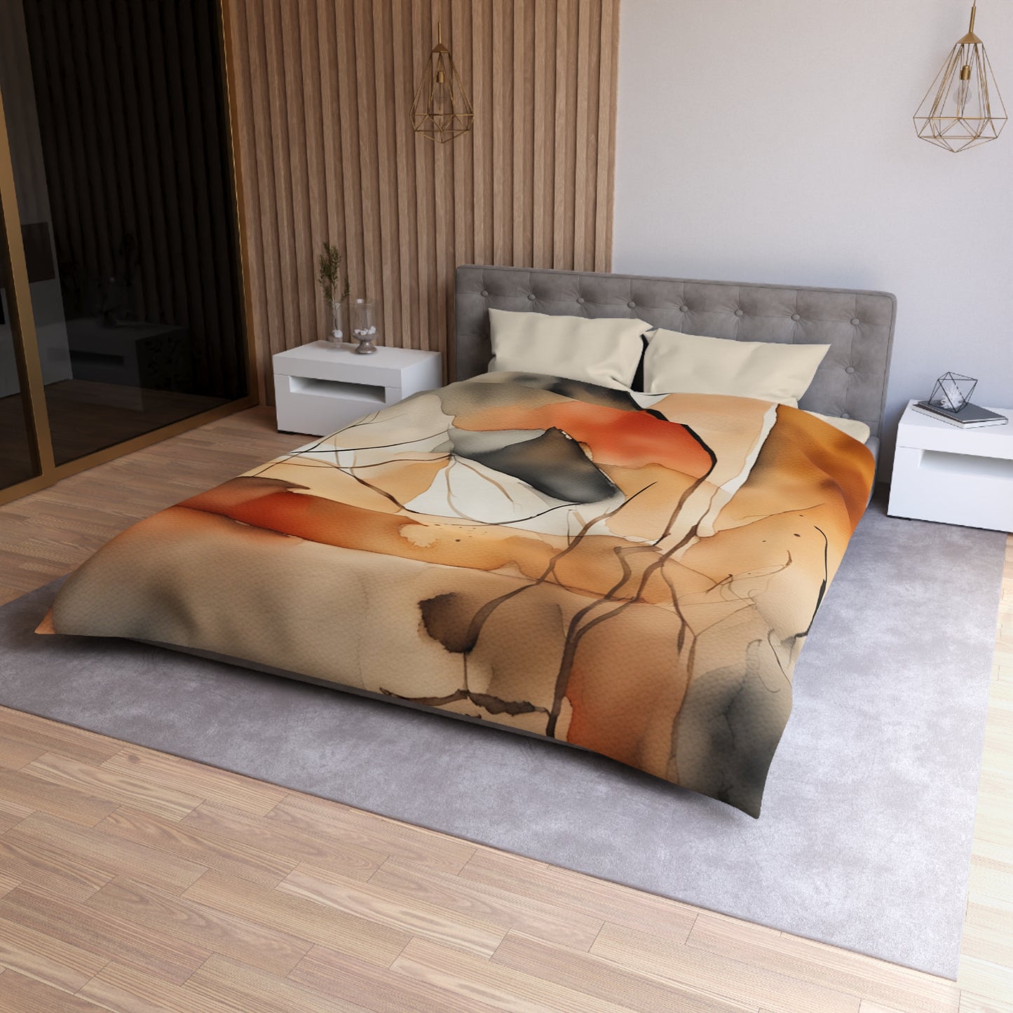 Bricks Pascal - Microfiber Duvet Cover