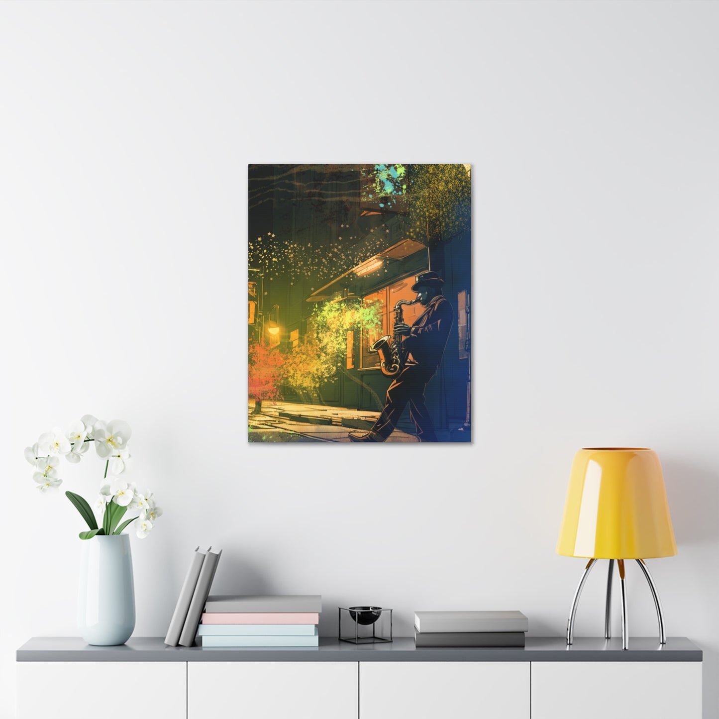 Corner Market Rifts - Canvas