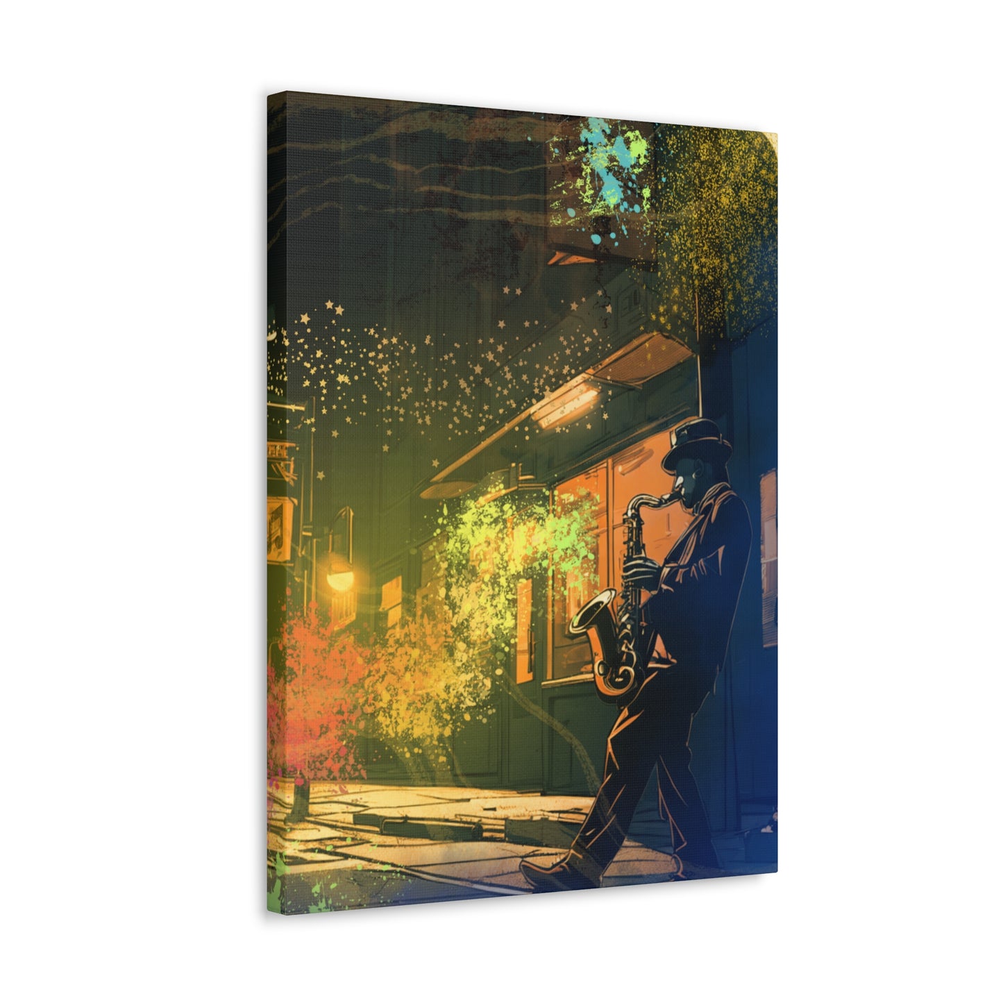 Corner Market Rifts - Canvas