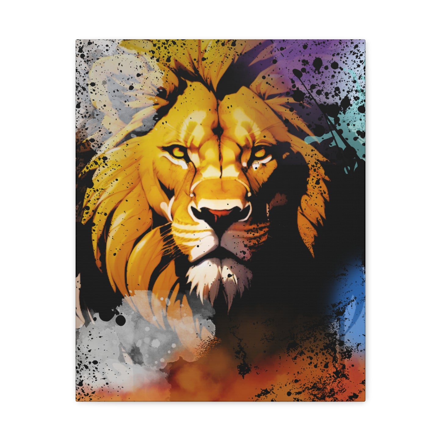 Drip Lion Swag Motif - Canvas