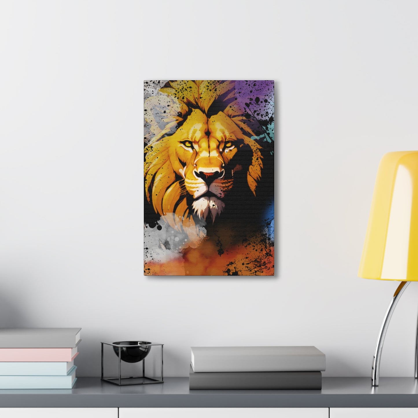 Drip Lion Swag Motif - Canvas