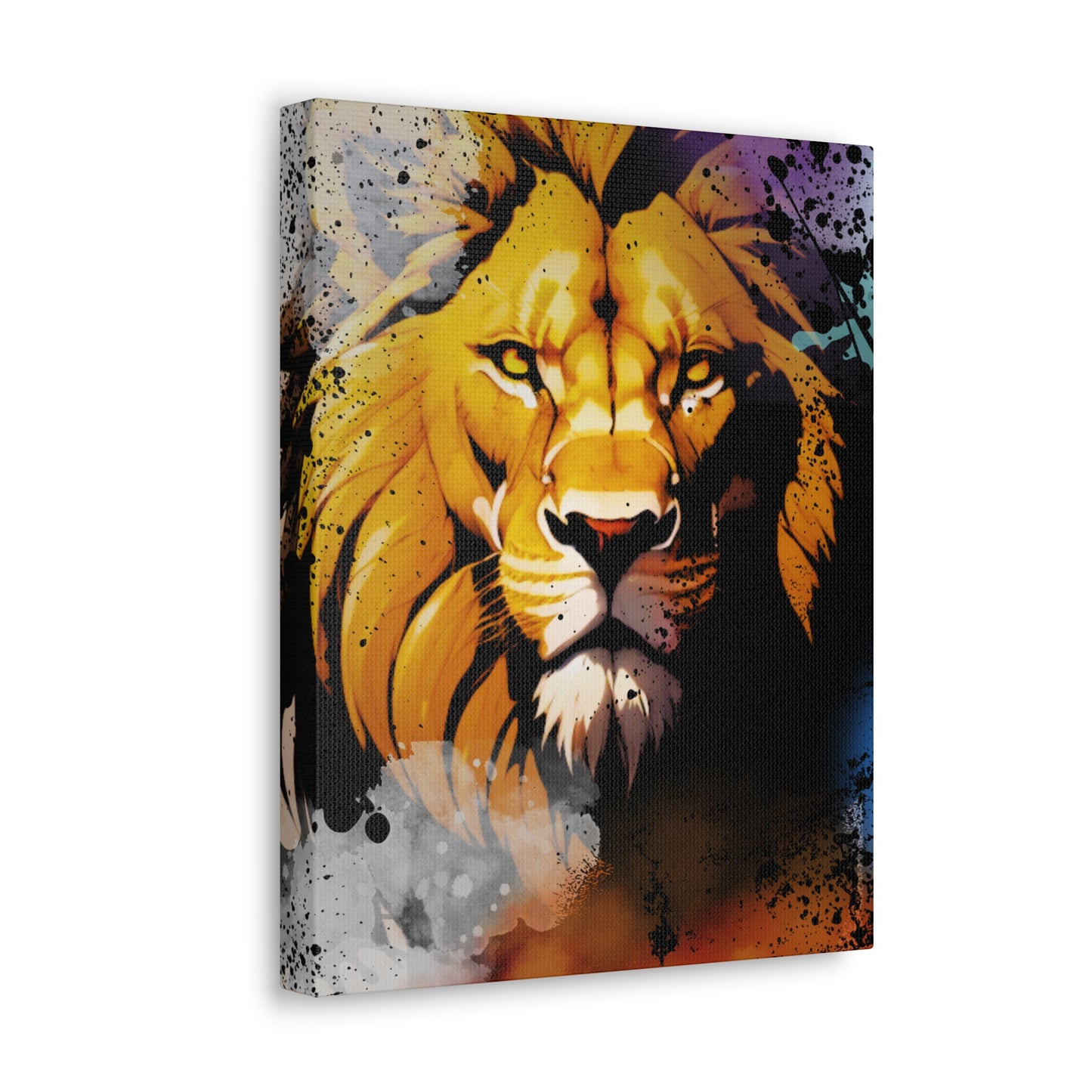 Drip Lion Swag Motif - Canvas