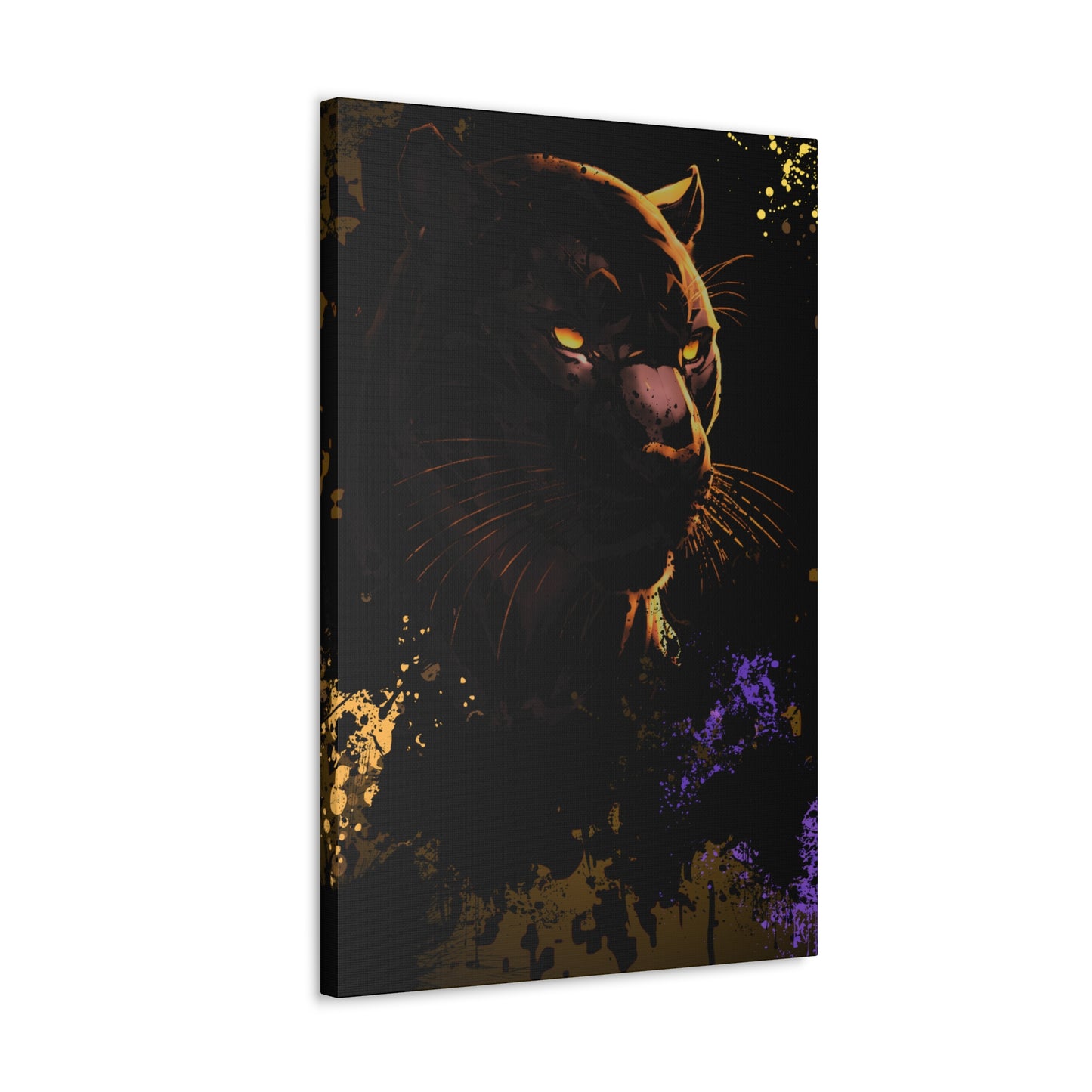 Drip Panther Stealth Motif - Canvas