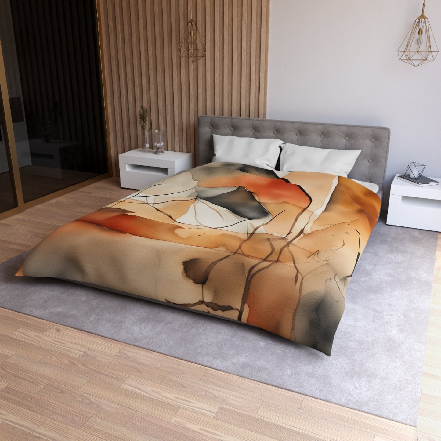 Bricks Pascal - Microfiber Duvet Cover