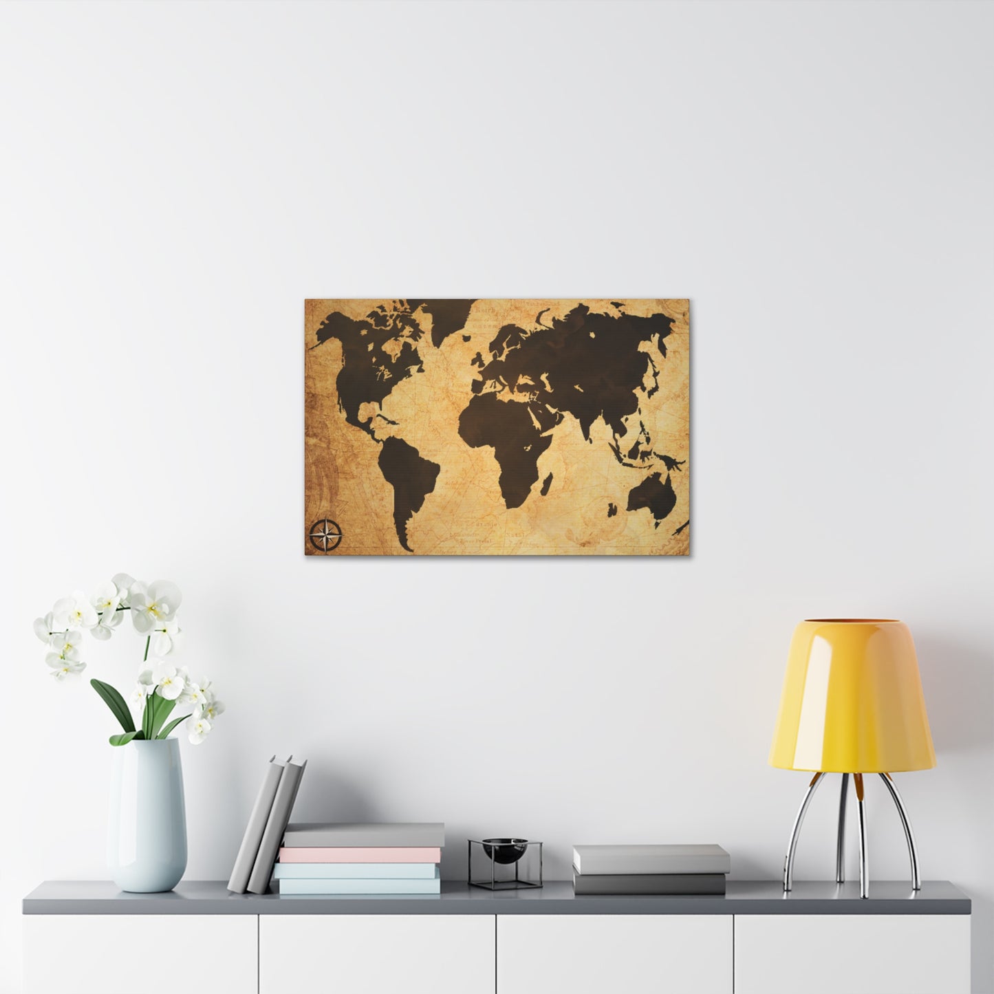 World Map  Espresso Coffee Course - Canvas