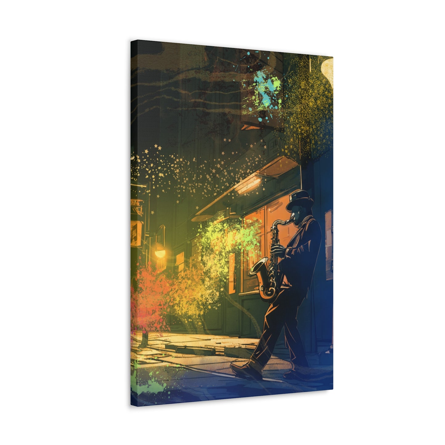 Corner Market Rifts - Canvas