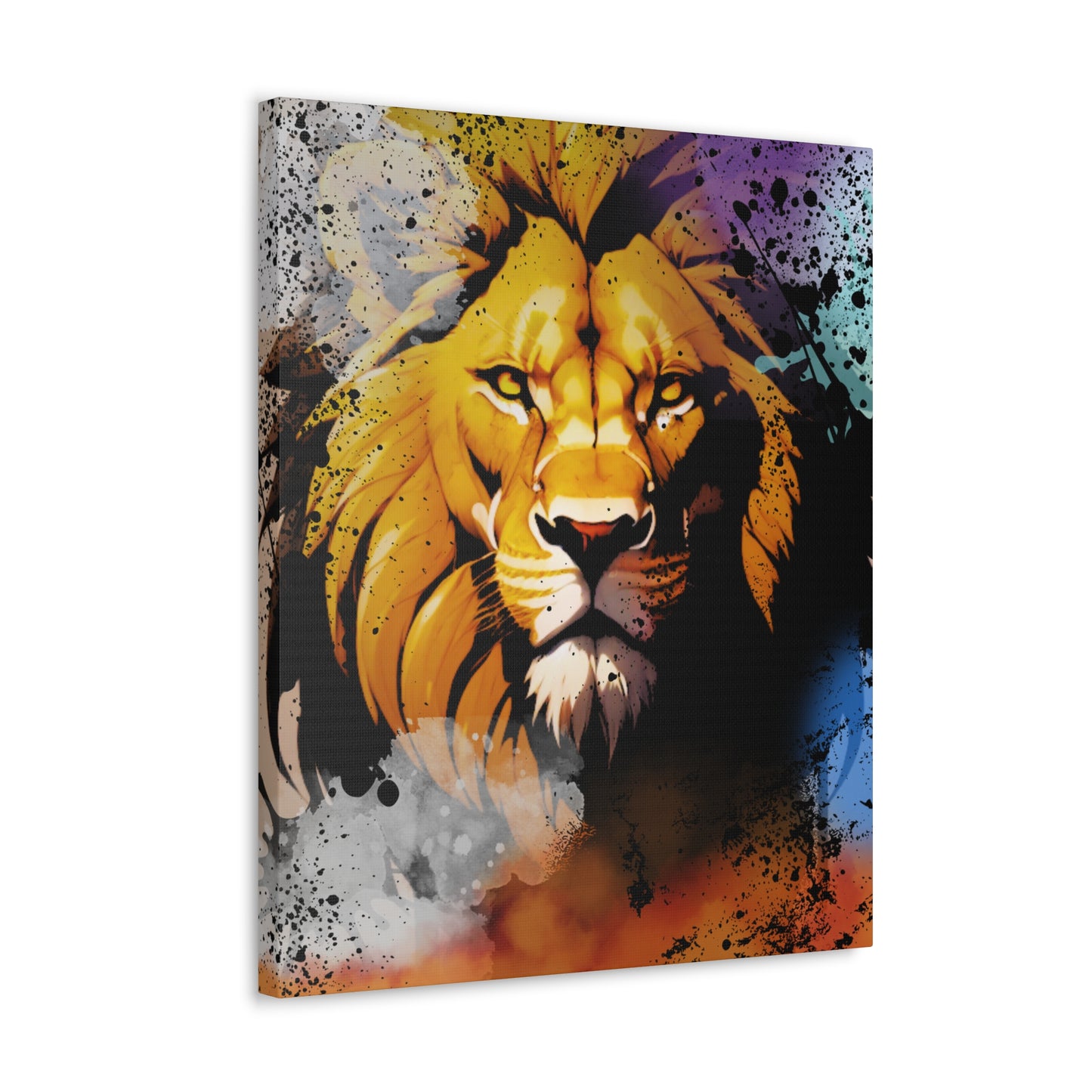 Drip Lion Swag Motif - Canvas