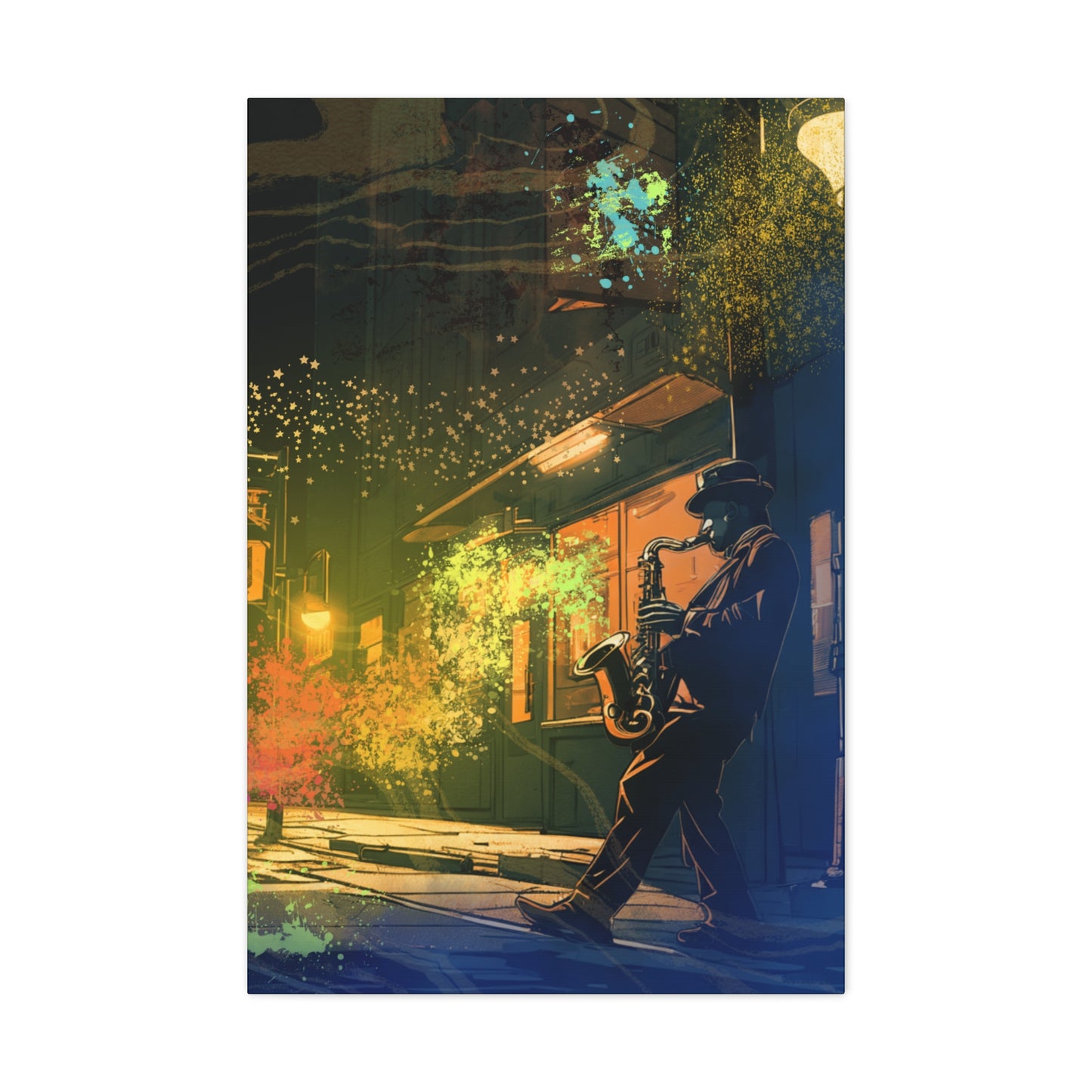 Corner Market Rifts - Canvas