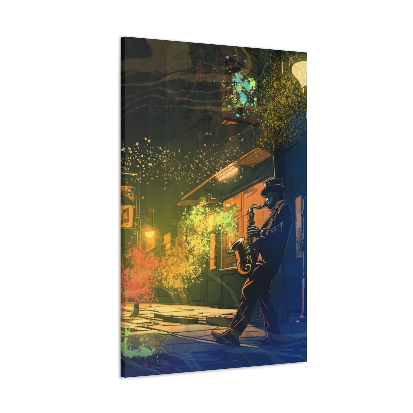 Corner Market Rifts - Canvas