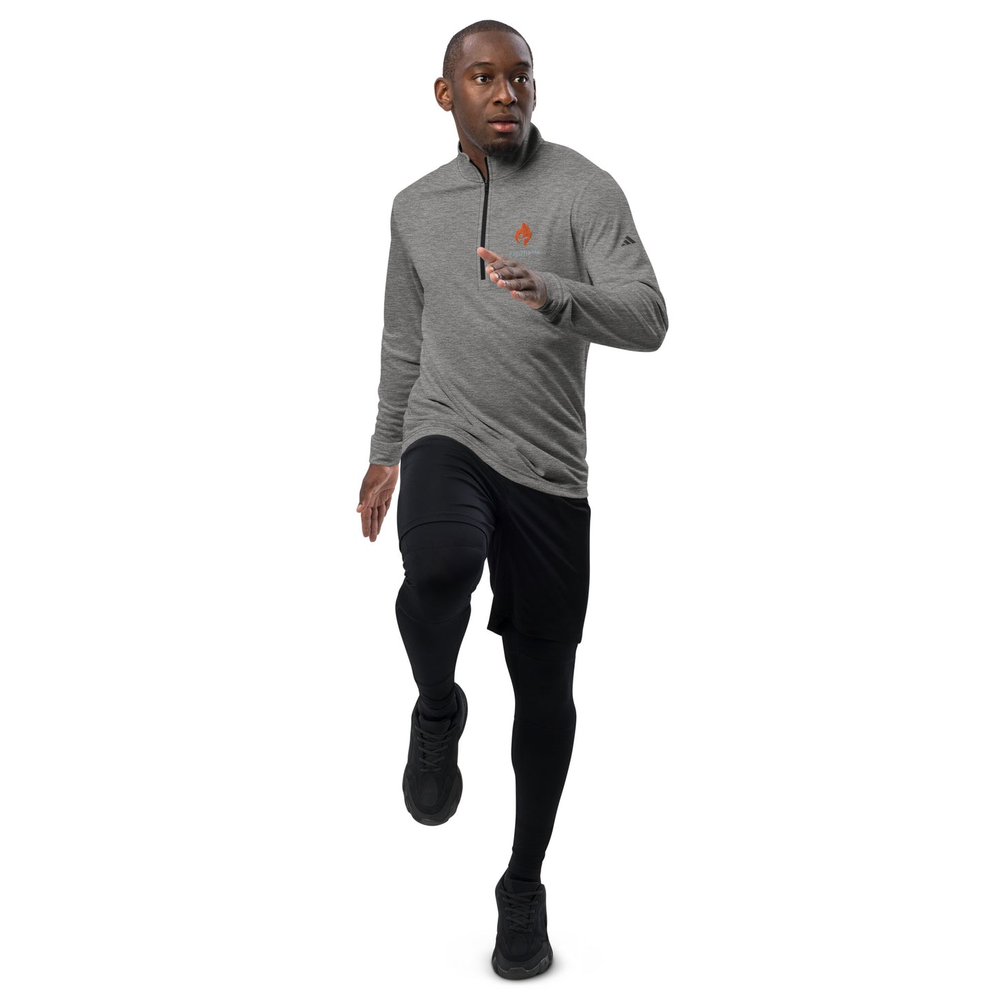 Fan2Flame Active Flame embroidered Quarter zip pullover