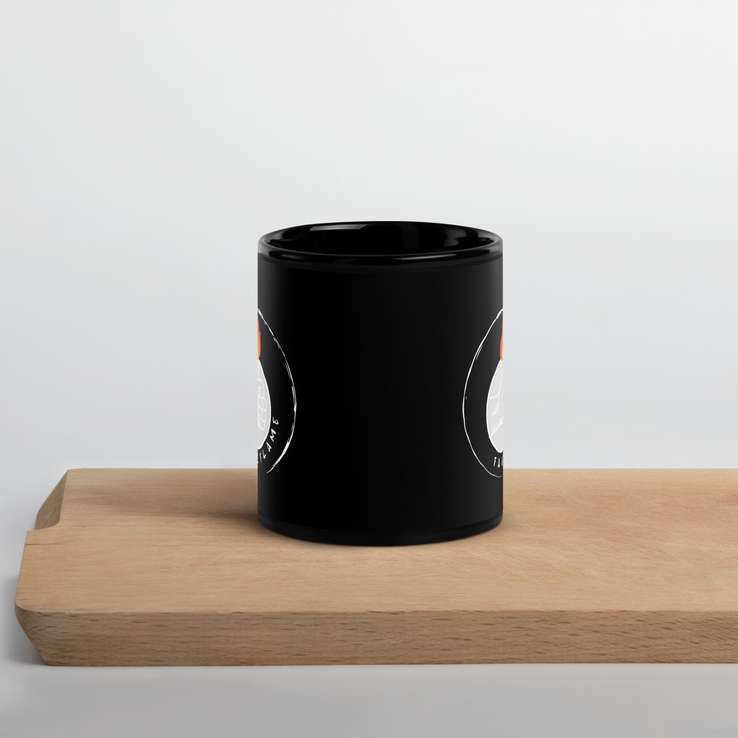 Fan2flame - Black Glossy Mug