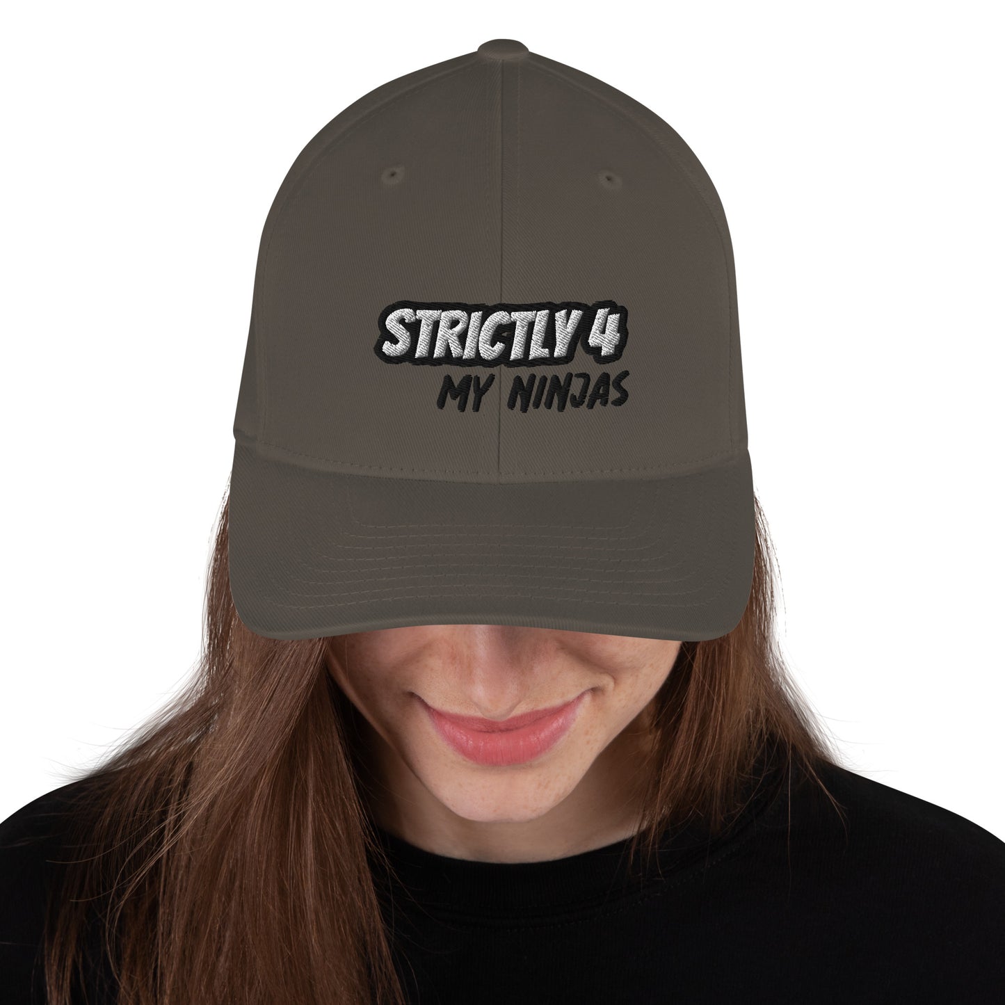 Strictly 4 My Ninjas Embroidered - FlexFit Cap