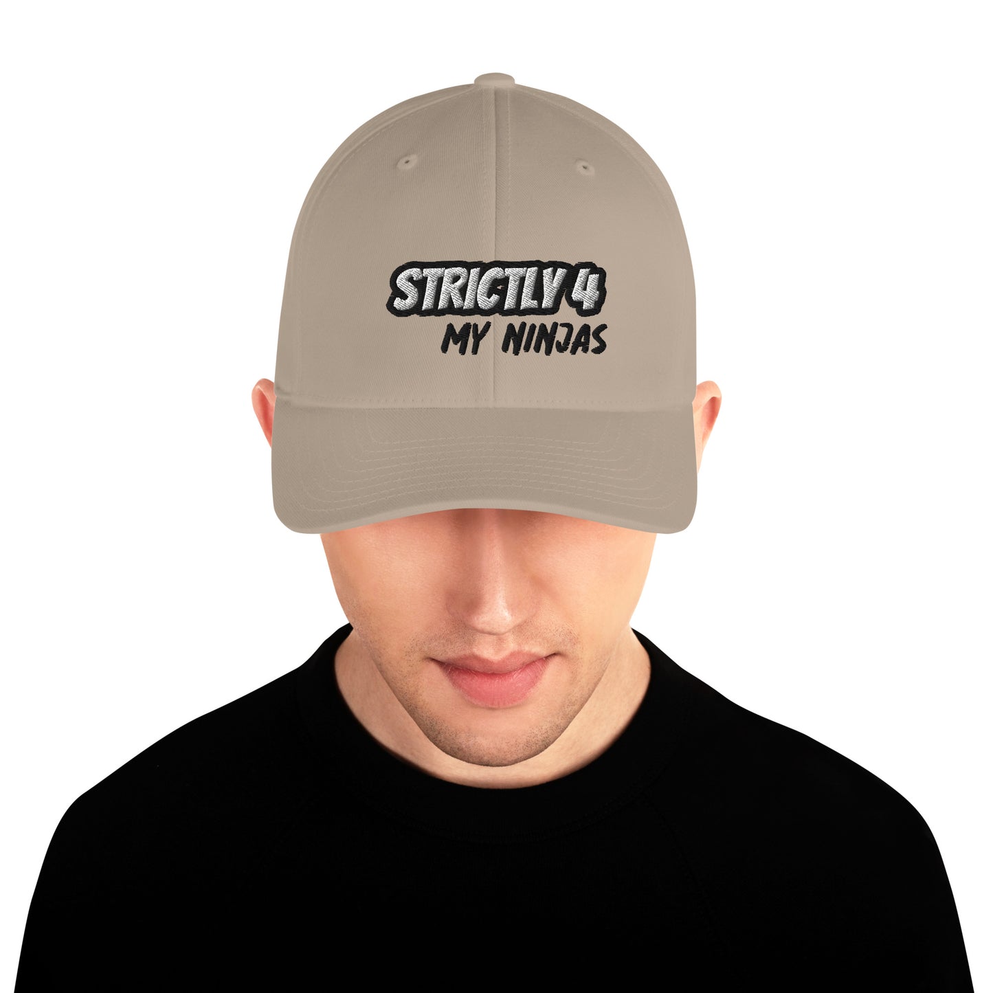 Strictly 4 My Ninjas Embroidered - FlexFit Cap