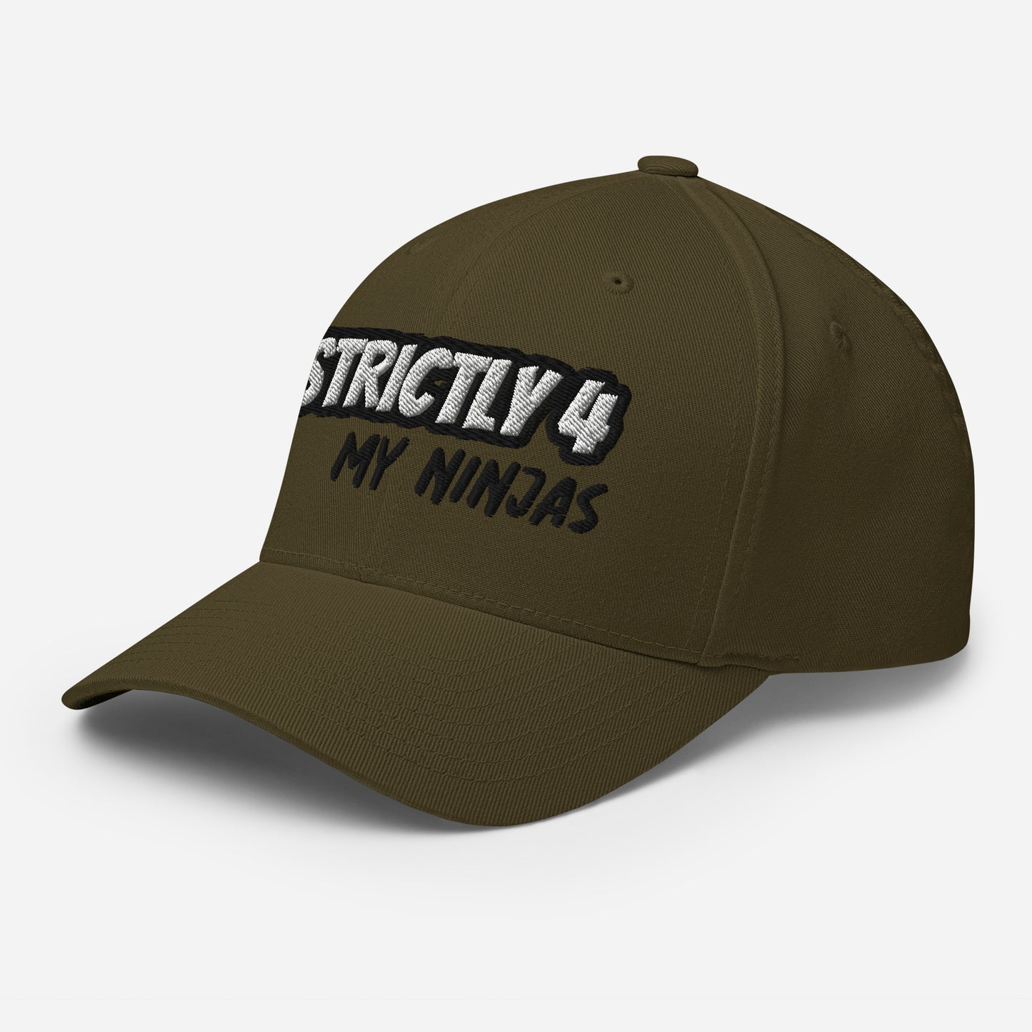 Strictly 4 My Ninjas Embroidered - FlexFit Cap