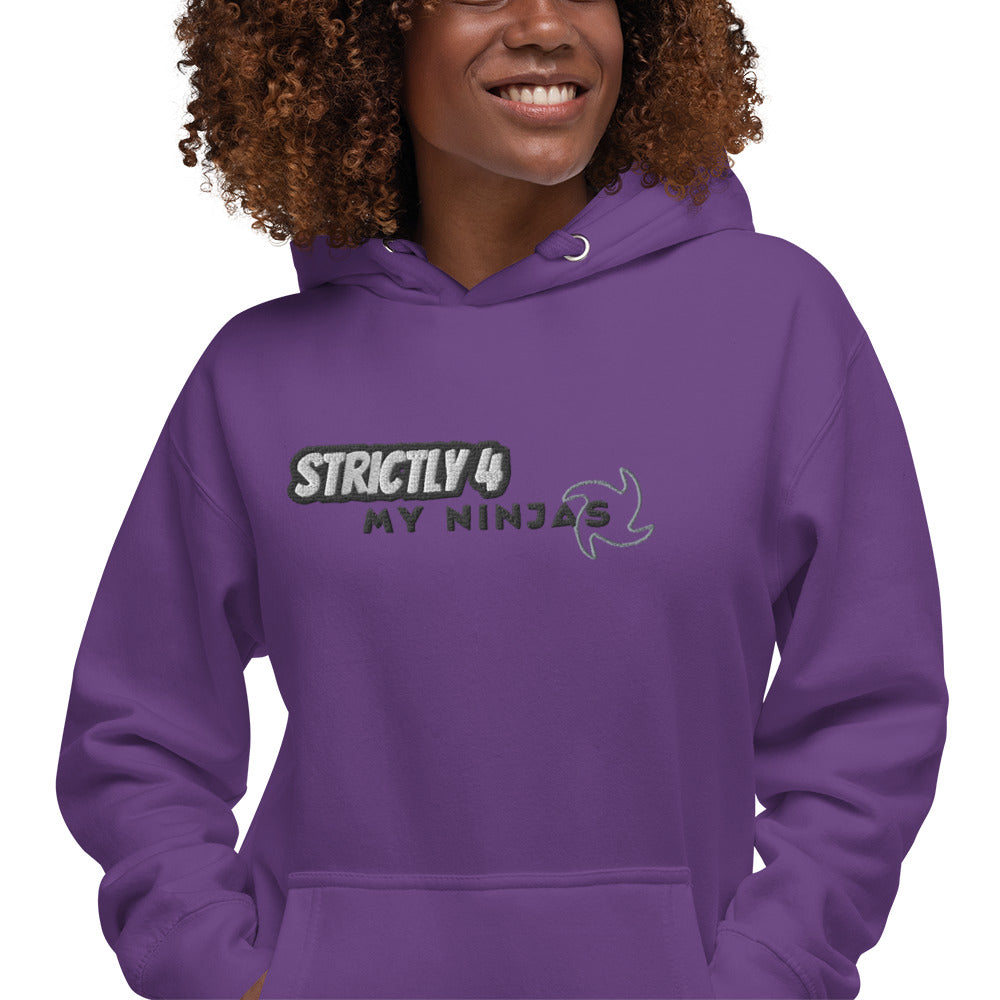 Strictly 4 My Ninjas embroidered - Unisex Hoodie