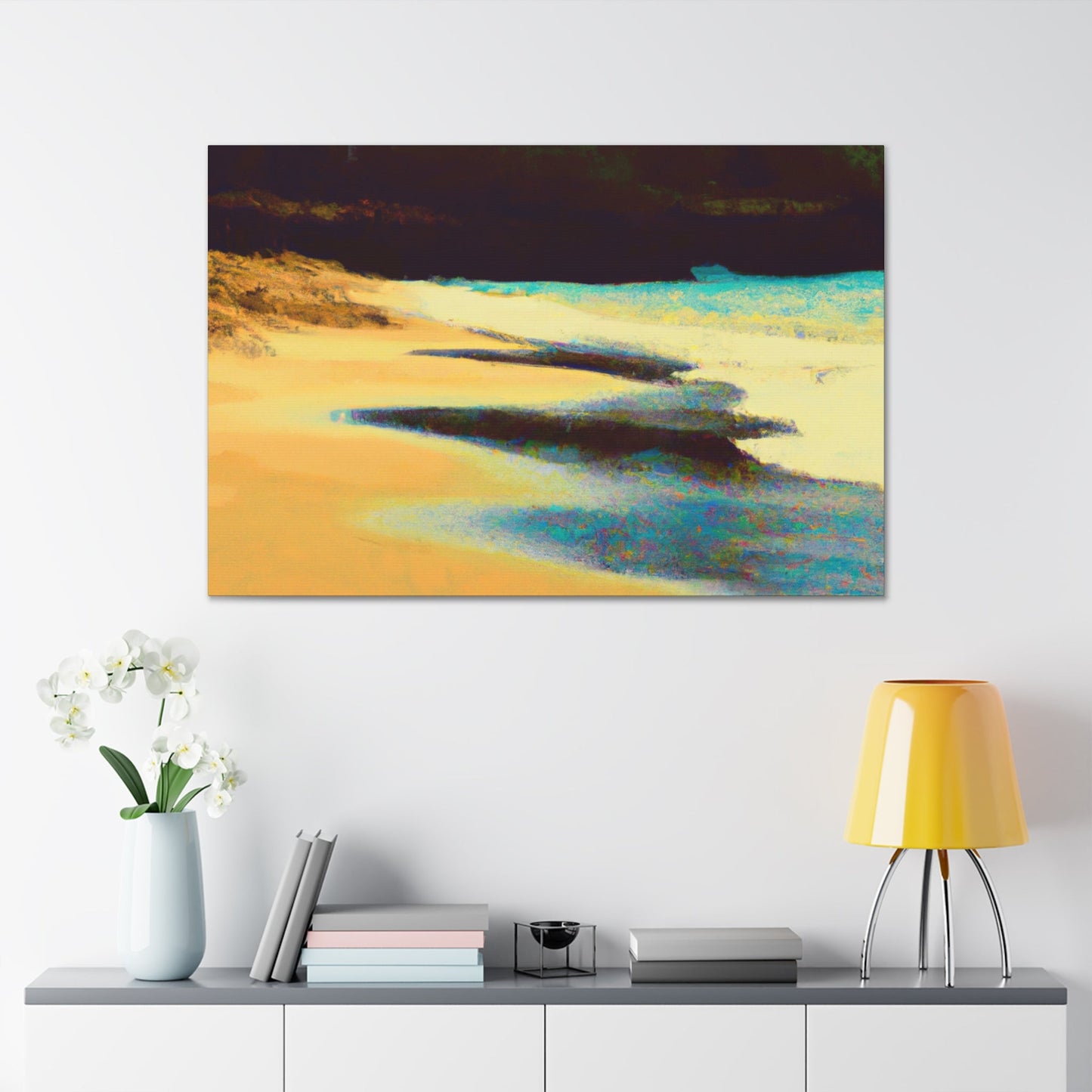 The Big Blue Caribbean Sea of Belize - Canvas